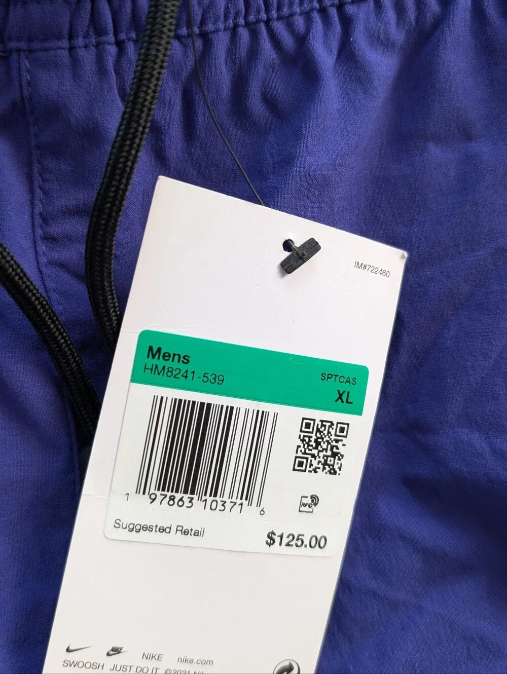 New! Men's Nike Blue Lightweight Utility Jogger Pants